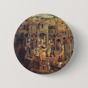 Scenes from the Crucifixion of Christ  6 Cm Round Badge
