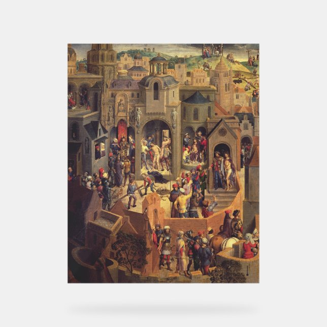 Scenes from the Crucifixion of Christ  Acrylic Sign (Front)