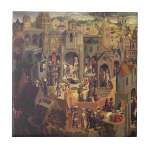 Scenes from the Crucifixion of Christ  Tile