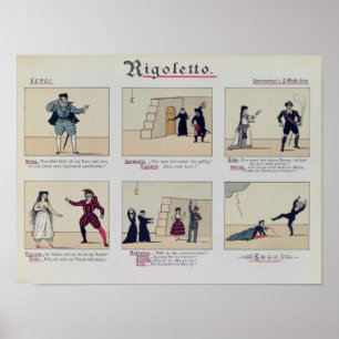 Scenes from the Opera 'Rigoletto' Poster