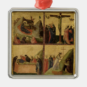 Scenes from the Passion (panel) Metal Tree Decoration