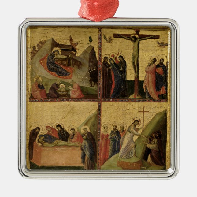 Scenes from the Passion (panel) Metal Tree Decoration (Front)
