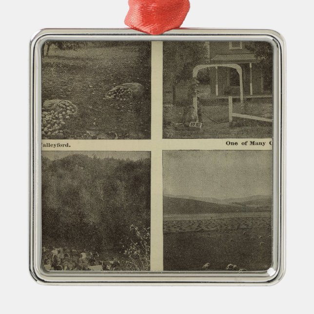 Scenes Inland Empire Metal Tree Decoration (Front)