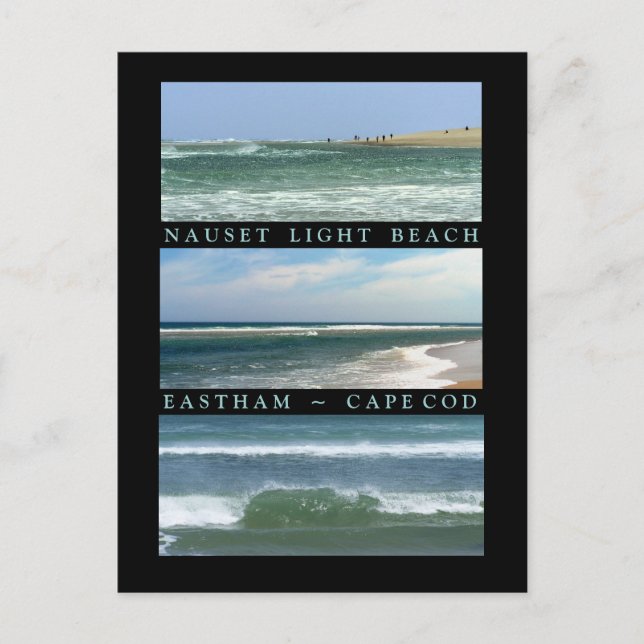 Scenes of Nauset Light Beach Postcard (Front)