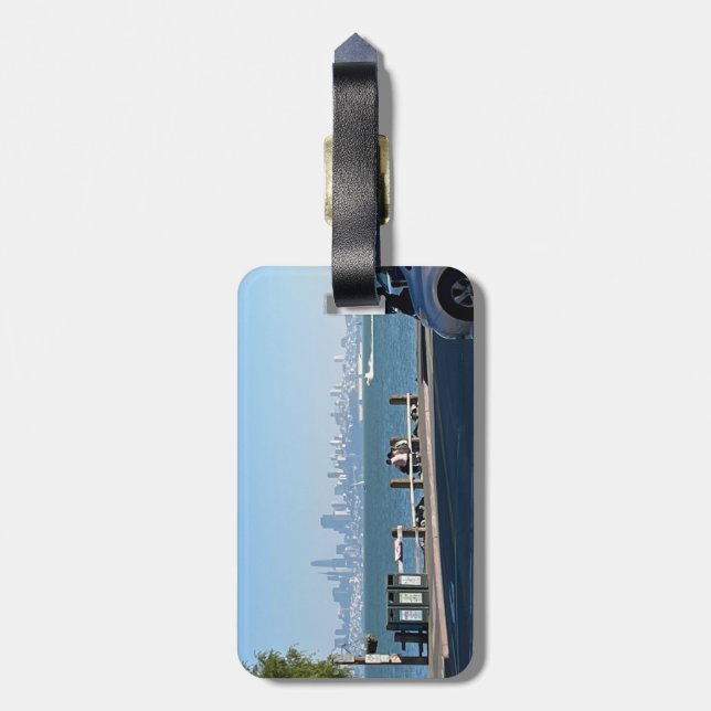Scenes of San Francisco Luggage Tag (Back Vertical)