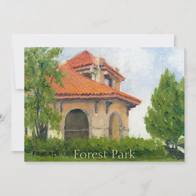 Scenic 1904 World’s Fair Pavilion - St Louis Card (Front)