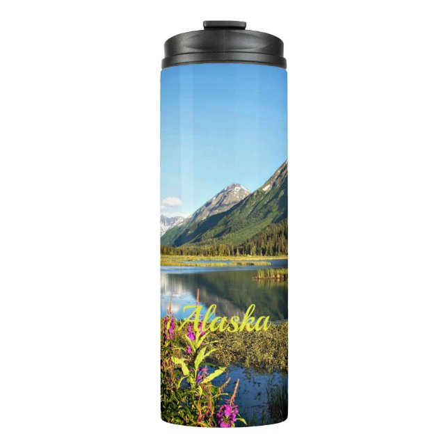 Scenic Alaska, Thermal Tumbler (Front)