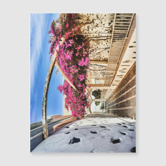 Scenic Alleyway in Santorini, Greece