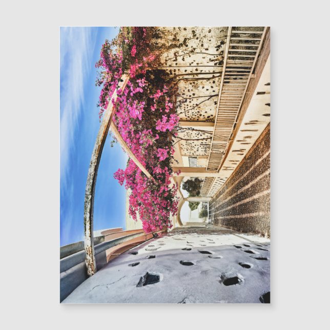 Scenic Alleyway in Santorini, Greece (Front)