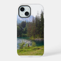 Scenic Alpine Forrest and Lake