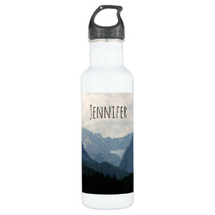 Scenic Alpine Mountains Nature Photo 710 Ml Water Bottle