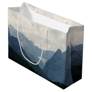 Scenic Alpine Mountains Nature Photo Large Gift Bag