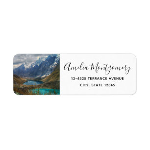 Scenic Alpine Mountains Photo Address