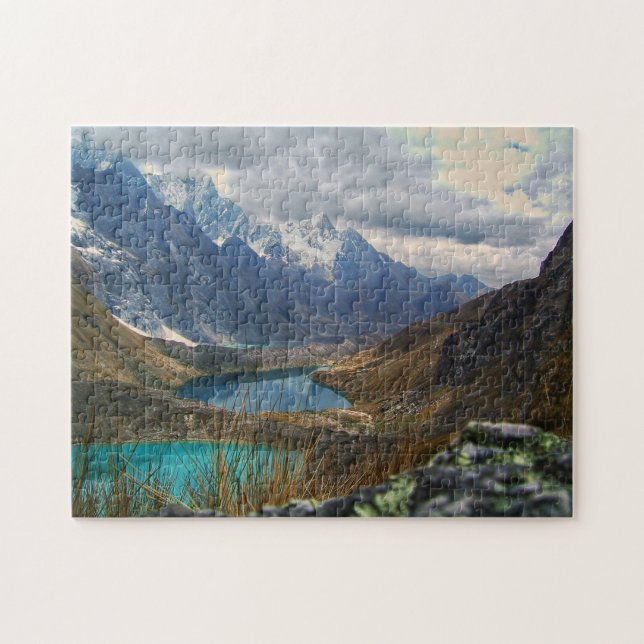 Scenic Alpine Mountains Photo Jigsaw Puzzle (Horizontal)