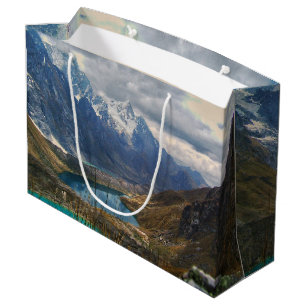 Scenic Alpine Mountains Photo Large Gift Bag