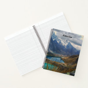 Scenic Alpine Mountains Photo Notebook