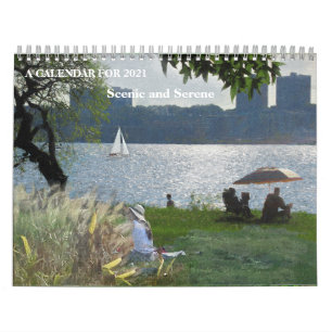 Scenic and Serene Wall Calendar for 2021