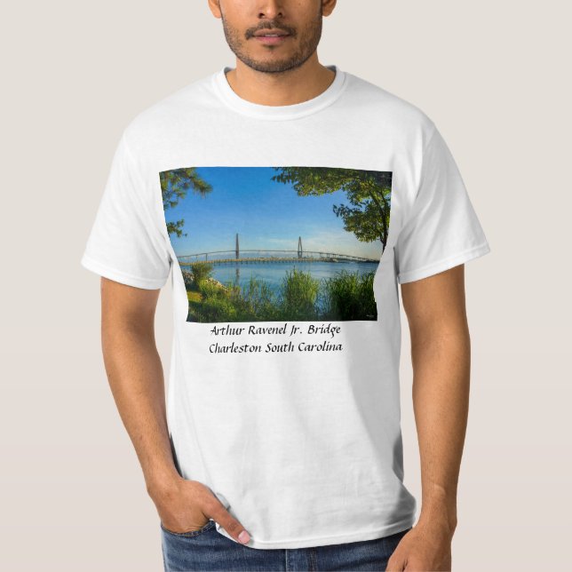 Scenic Arthur Ravenel Bridge T-Shirt (Front)