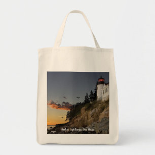 Scenic Bar Harbor Lighthouse Tote Bag