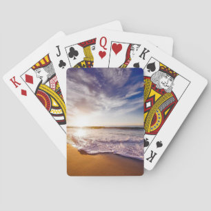 Scenic Beach Art Ocean Images Photography Cool Bea Playing Cards