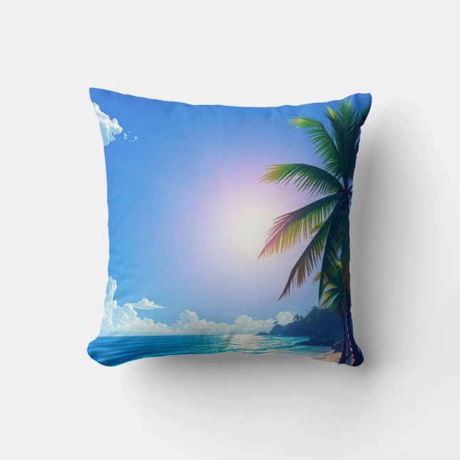 Scenic Beach  Cushion (Front)