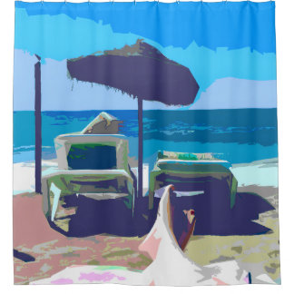 Scenic Beach Shower Curtain