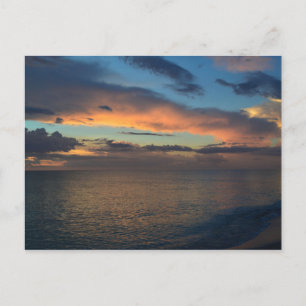 Scenic Beach Sunset at Sanibel Island Florida Postcard