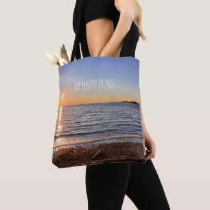 Scenic Beach Sunset Photo  Tote Bag