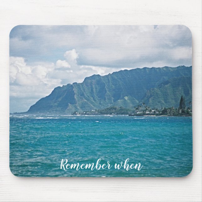 Scenic Beach Vacation Personalised Mousepad (Front)