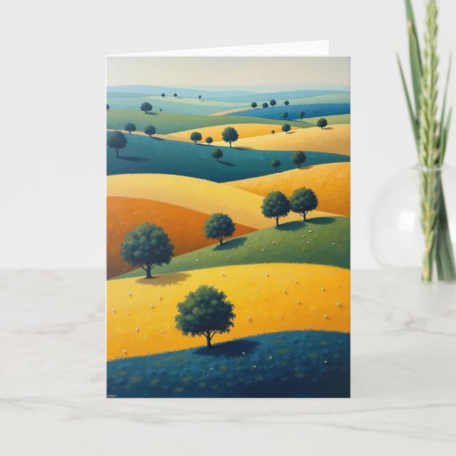 Scenic Birthday Hills Card (Front)