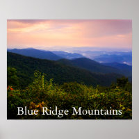 Scenic Blue Ridge Mountains Landscape Photograph