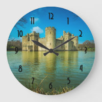 Scenic Bodiam Castle in East Sussex England