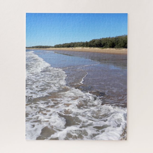 Scenic Canoe Point Beach Tannum Sands Ocean Wave Jigsaw Puzzle (Vertical)