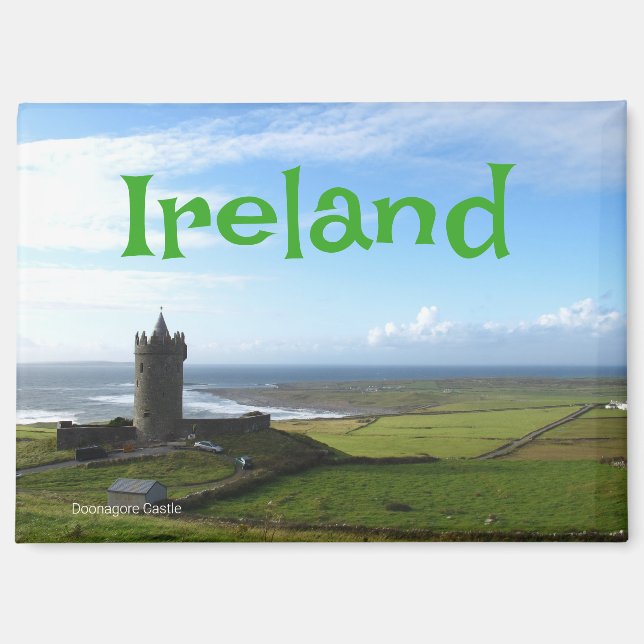 Scenic Castle Doonagore Ireland Magnet   (Front)