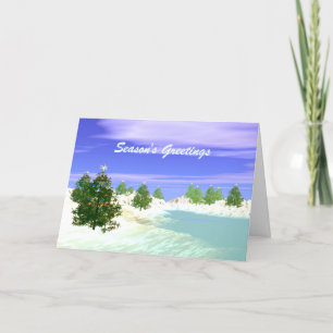 Scenic Christmas Holiday Card
