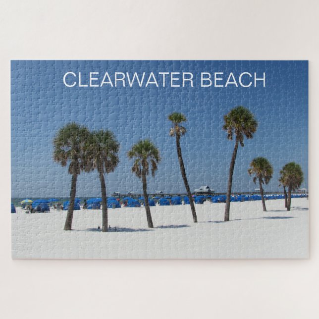 Scenic Clearwater Beach Florida Jigsaw Puzzle (Horizontal)