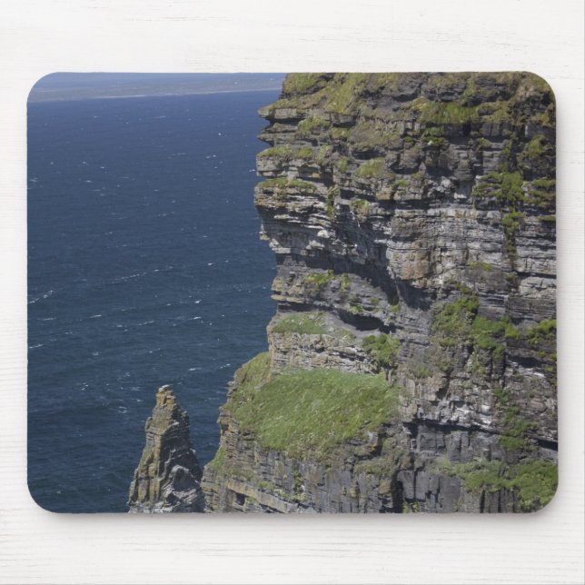 Scenic Cliffs of Moher and O'Brien's Tower Mouse Pad (Front)