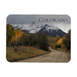 Scenic Colorado Autumn on the Dallas Divide Magnet