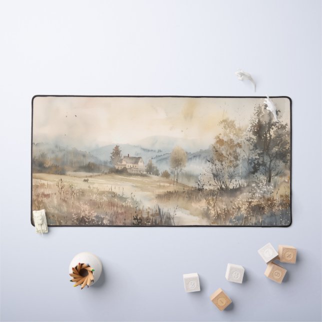 Scenic Countryside Desk Mat (Kids Table)