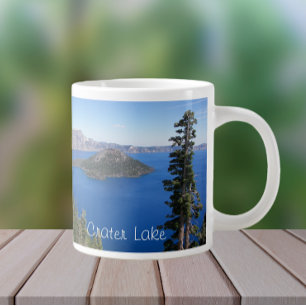 Scenic Crater Lake National Park Large Coffee Mug