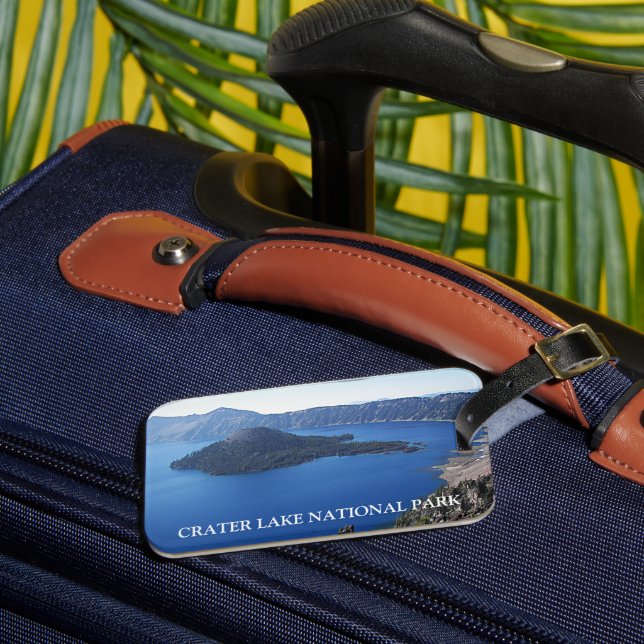 Scenic Crater Lake National Park Luggage Tag (Front Insitu 3)