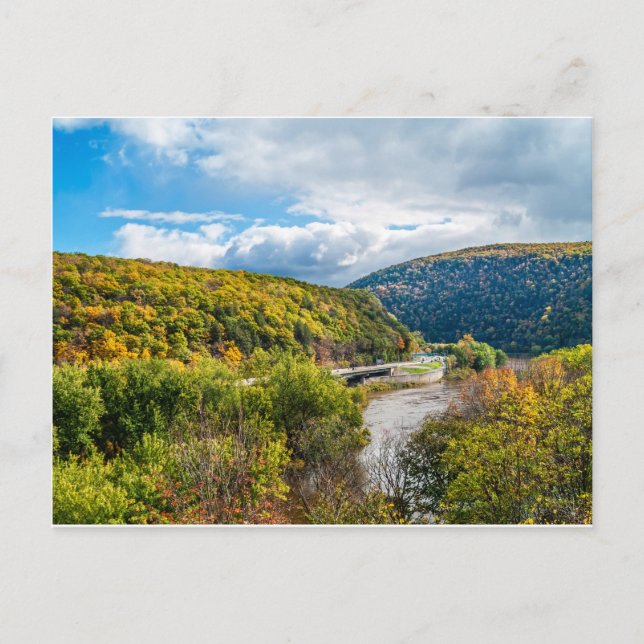 Scenic Delaware Water Gap Postcard (Front)