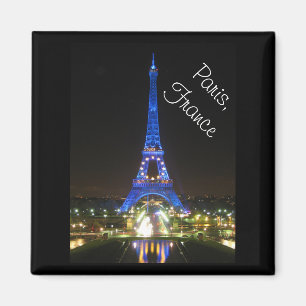 Scenic Eiffel Tower at Night Magnet