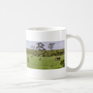 Scenic Elephant Panorama Coffee Mug