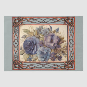 Scenic Fantasy Gothic Florals Decoupage Tissue Paper