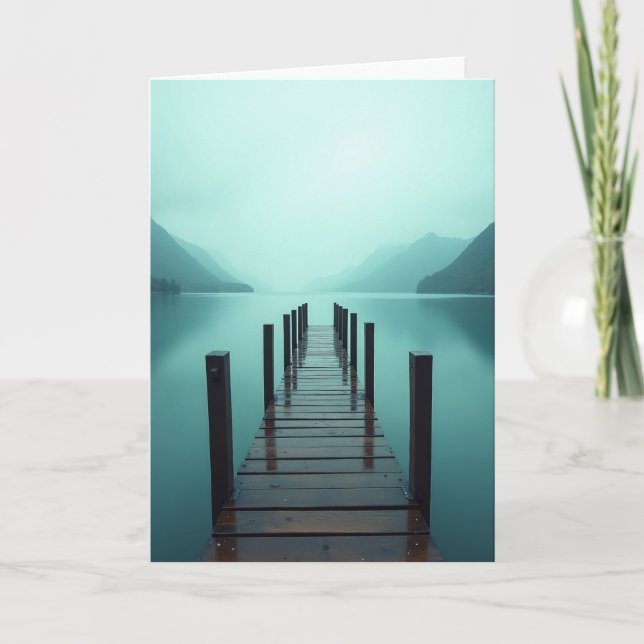 Scenic Fathers Day Fjord Card (Front)
