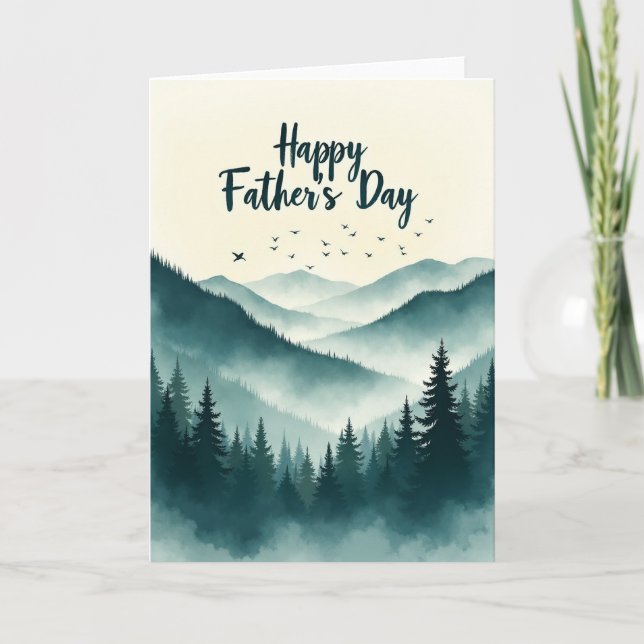 Scenic Fathers Day Vista Card (Front)
