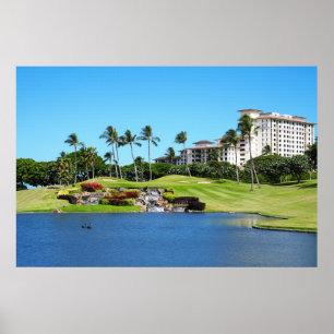 Scenic Golf Course Poster
