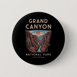 Scenic Grand Canyon National Park Arizona  6 Cm Round Badge