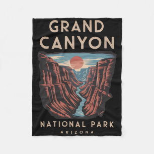 Scenic Grand Canyon National Park Arizona Fleece Blanket
